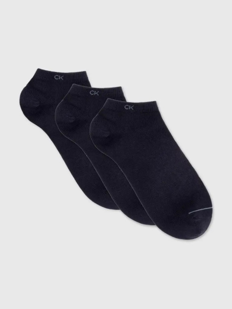 Albastru Set 3 Perechi Sosete Scurte Barbati  Barbati