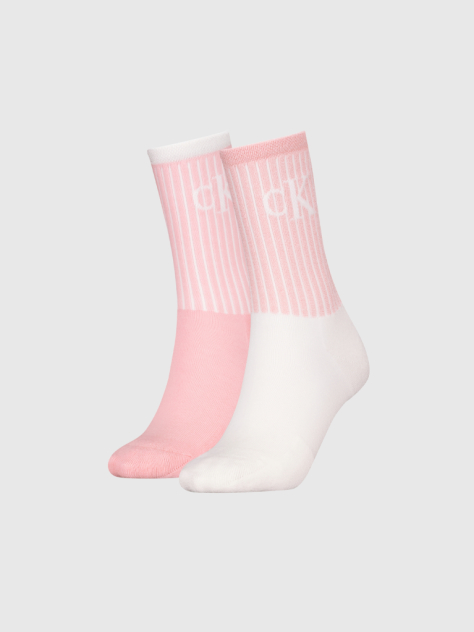 Multi 2 Pack Crew Socks  Women