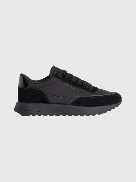Negru Adidasi Runner Din Amestec De Piele  Barbati