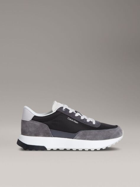 Gri Adidasi Runner Din Amestec De Piele  Barbati