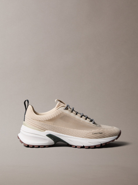 Bej Trailblazer — Adidasi Runner Din Mesh Tricotat  Barbati
