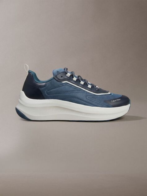 Albastru CK Volumax - Adidasi Cu Talpa Chunky Tip Runner  Barbati