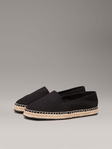 Negru Espadrile Din Material Textil  Femei