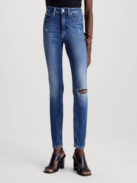 Denim Blugi Skinny Cu Talie Inalta  Femei