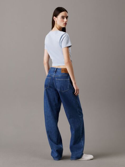 Denim Blugi Cu Croiala Lejera Anii 90  Femei