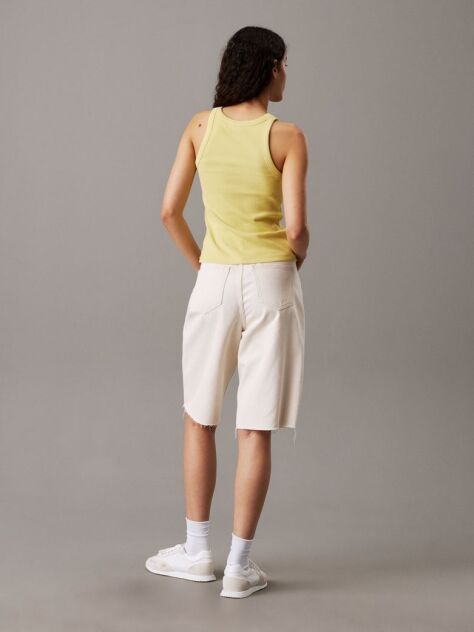 Denim Pantaloni Scurti Denim Tip Bermuda Cu Croiala Relaxata  Femei