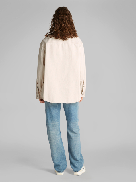 Denim Camasa Lejera Din In Stil Anii 90  Femei