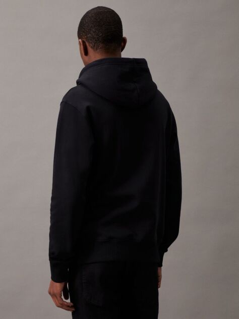 Black Monogram Hoodie  Men