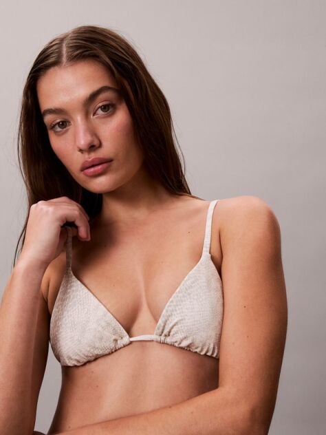 Gri Sutien De Baie Triunghi - CK Essentials  Femei