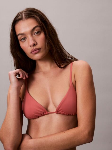 Rosu Sutien De Baie Triunghi - CK Essentials  Femei
