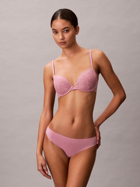 Roz Sutien Push Up Cu Decolteu Adanc - Perfectly Fit Lace  Femei