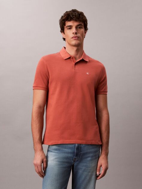 Maro Tricou Polo Din Bumbac Piqué  Barbati