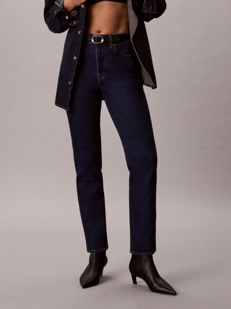 Denim Blugi Brooke Cu Croiala Drepta  Femei