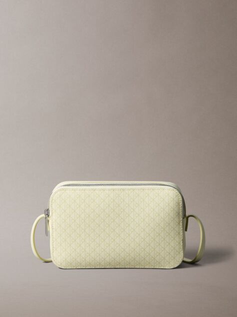 Verde Geanta Tip Camera Din Jacquard Cu Monograma Logo Integral  Femei