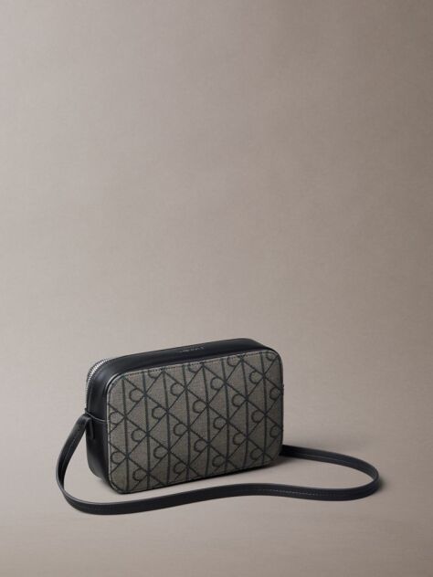 Multi Geanta Crossbody Tip Camera Din Jacquard Cu Logo  Femei