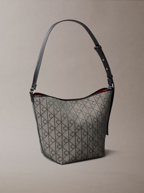 Multi Geanta Bucket Cu Emblema Jacquard  Femei