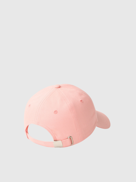 Pink Cotton Twill Logo Cap  Women