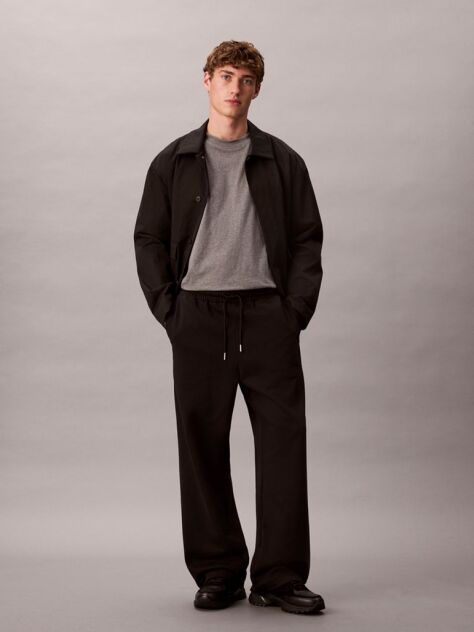 Black Premium Terry Jogger  Men