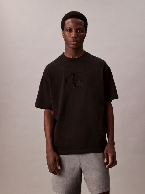 Negru Tricou Cu Maneca Scurta  Barbati