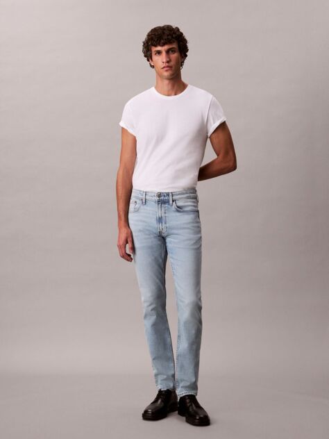 Denim Blugi Cu Croiala Slim  Barbati