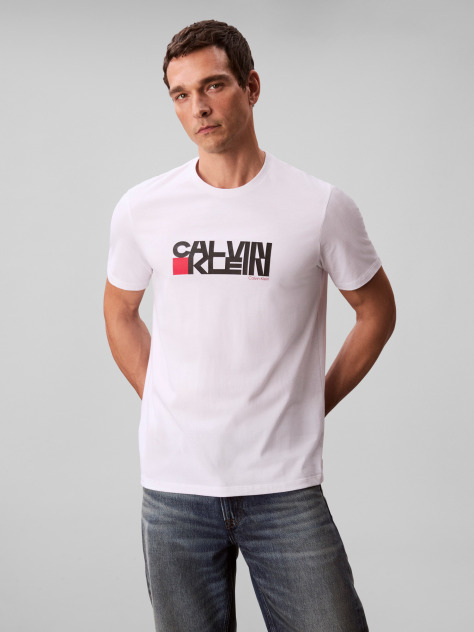 Alb Tricou Cu Maneca Scurta Si Grafic Redbox  Barbati