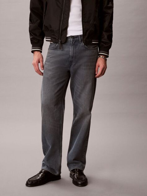 Denim Blugi Cu Croiala Dreapta Stil Anii ’90  Barbati