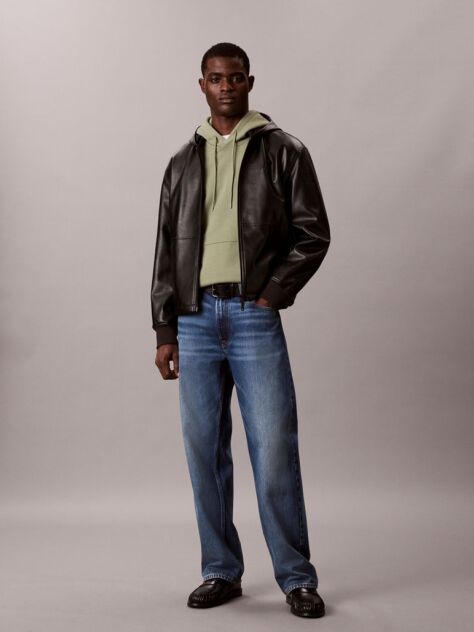 Verde Pantaloni Slim Din Material Tehnic  Barbati