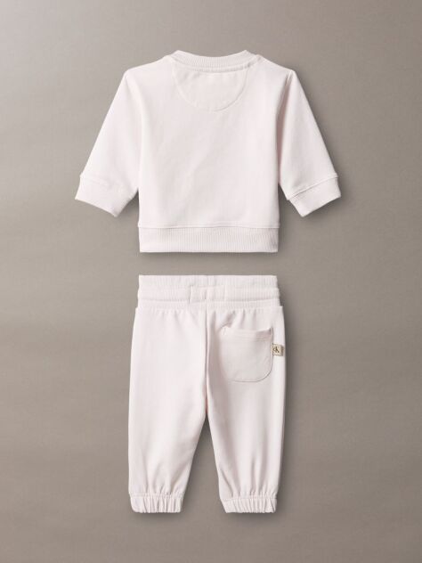 Roz Set Monologo Din Bluza De Trening Si Pantaloni Jogger  Nou-nascuti
