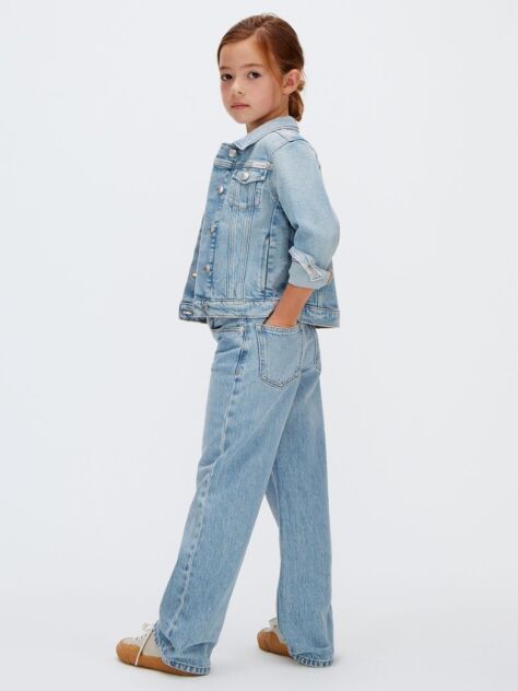Denim Blugi Largi Lejeri  Fete