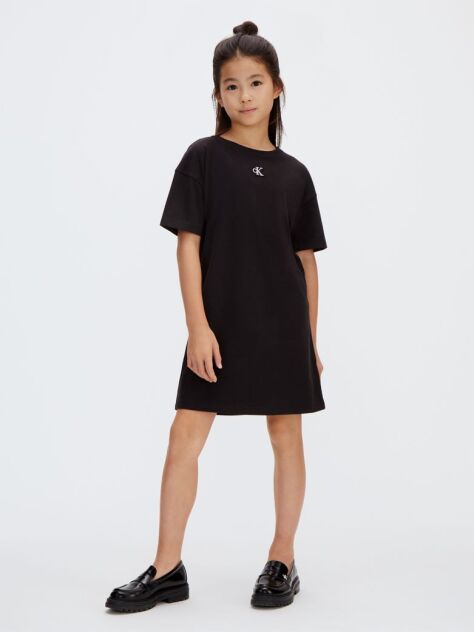 Negru Rochie Tip Tricou  Fete