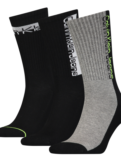 Negru Set 3 Perechi Sosete Sport Barbati  Barbati