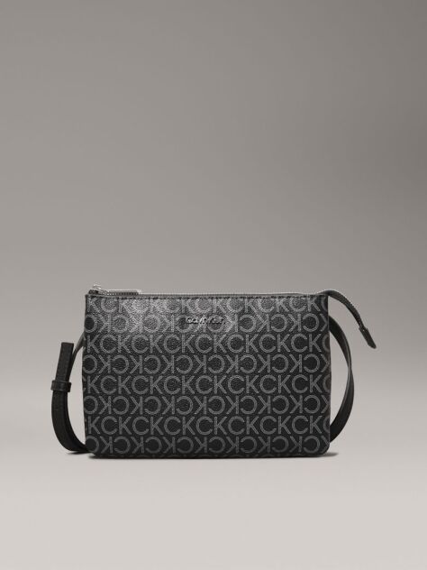 Negru Mini Geanta Crossbody Cu Logo  Femei