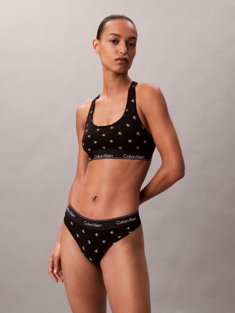 Negru Bralette Fara Captuseala – Icon Cotton Modal  Femei