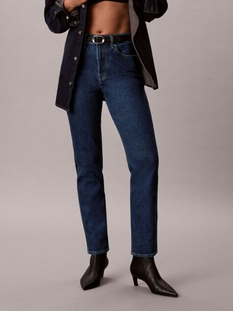 Denim Blugi Brooke Cu Croiala Drepta  Femei