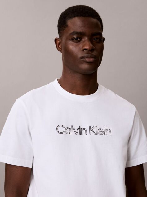 White Relaxed Logo T-shirt  Men