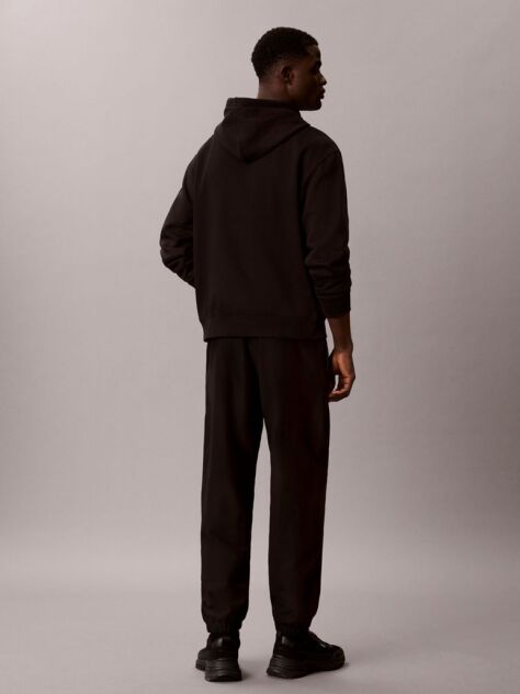 Negru Joggeri Din Premium Fleece  Barbati