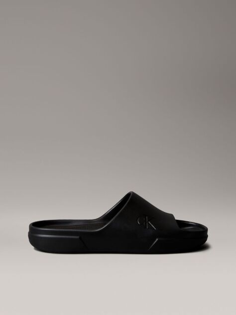 Negru Papuci One-Piece Cu Logo Semnatura  Barbati