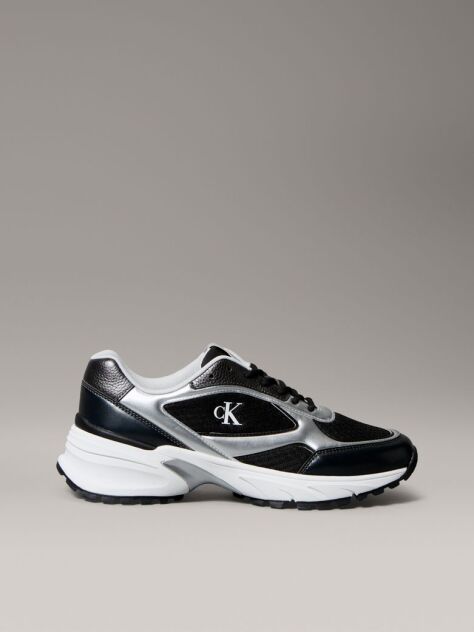 Negru Trailblazer —Adidasi Runner Din Mesh Mix  Barbati