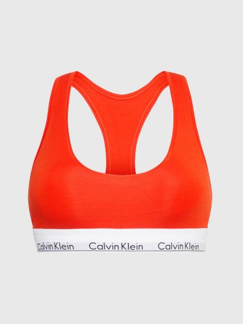 Portocaliu Bralette - Icon Cotton Modal  Femei