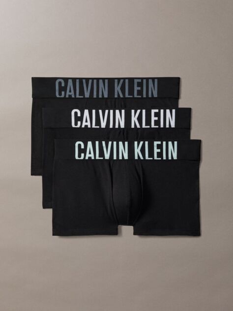 Black 3 Pack Trunks - Intense Power  Men
