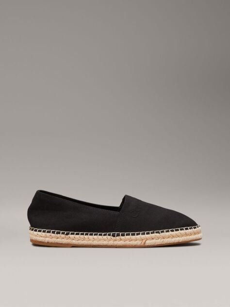 Negru Espadrile Din Panza  Barbati