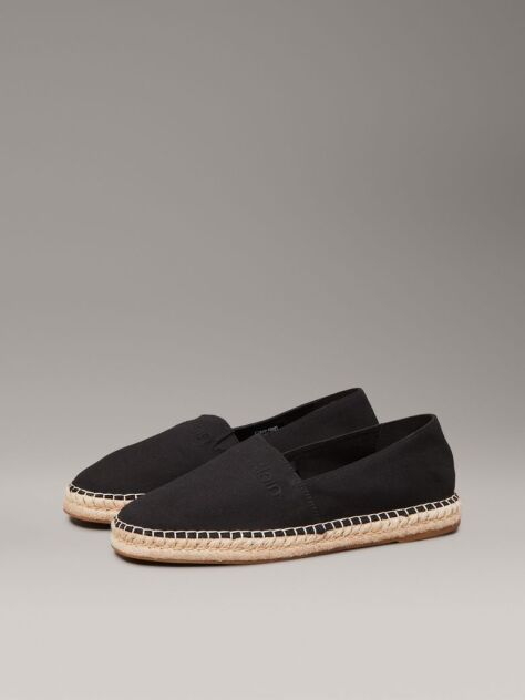 Negru Espadrile Din Panza  Barbati