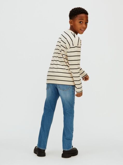 Denim Blugi Cu Croiala Dad  Baieti