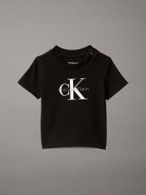 Negru Tricou Pentru Nou-Nascuti Cu Logo  Nou-nascuti