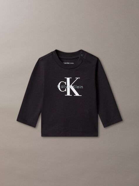 Negru Tricou Cu Maneca Lunga Pentru Nou-Nascuti  Nou-nascuti
