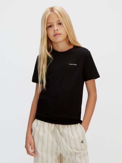 Negru Tricou Pentru Copii  Copii Unisex