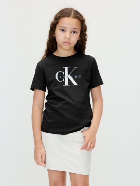 Negru Tricou Pentru Copii Cu Logo  Copii Unisex
