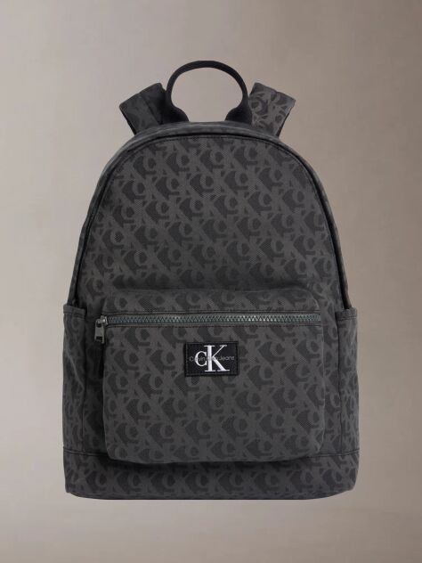 Negru Rucsac Cu Logo Monograma Pentru Copii  Copii Unisex