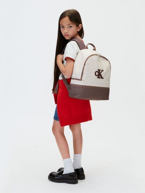 Bej Rucsac Pentru Copii Cu Logo Signature  Copii Unisex