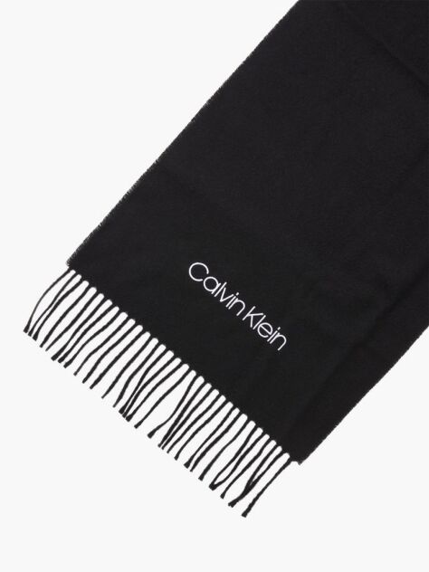 Black Wool Scarf and Beanie Gift Set  Men